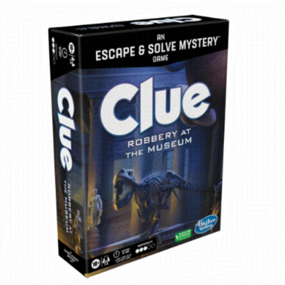Clue Robbery at the Museum Escape Room Board Game  Ages 10+ NIB